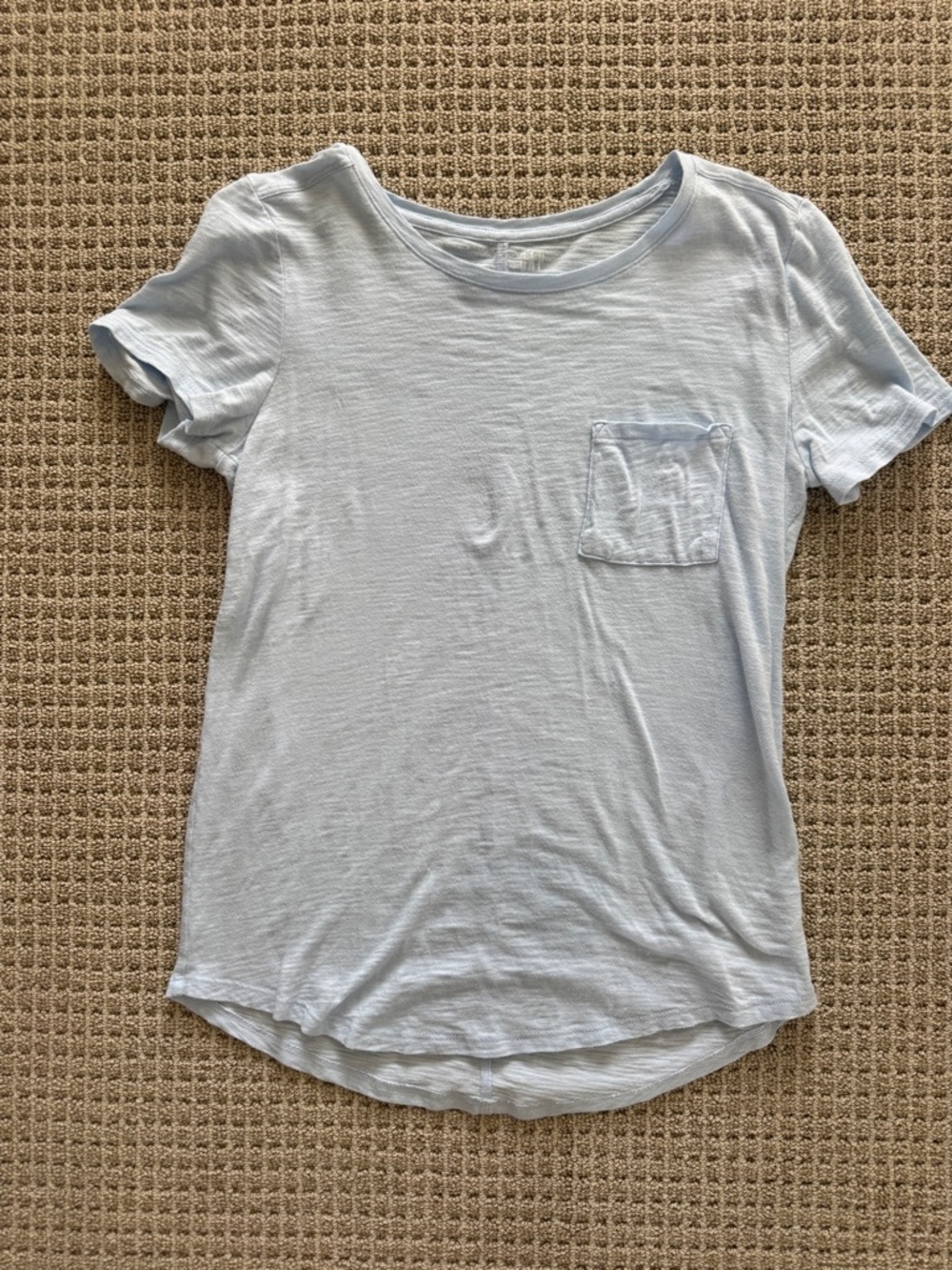 GAP Light Blue Short Sleeve Pocket Tee
